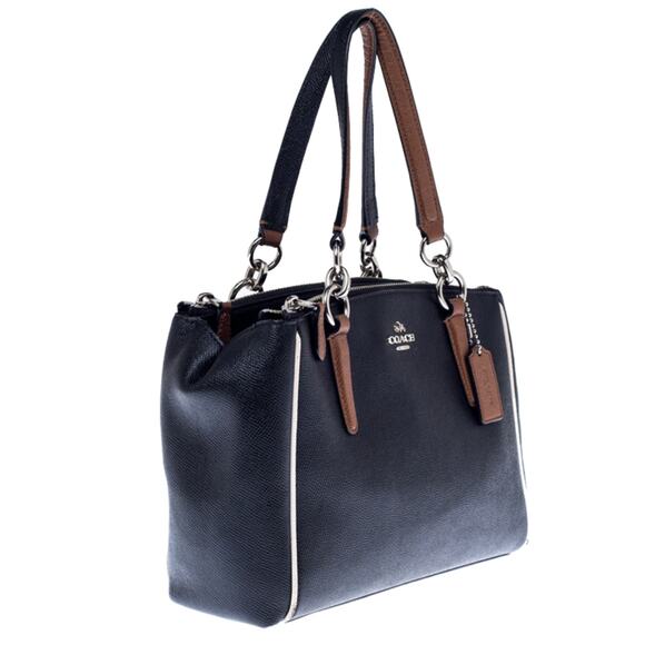 Coach Black Leather Mini Christie Carryall Crossbody Bag - Picture 4 of 11